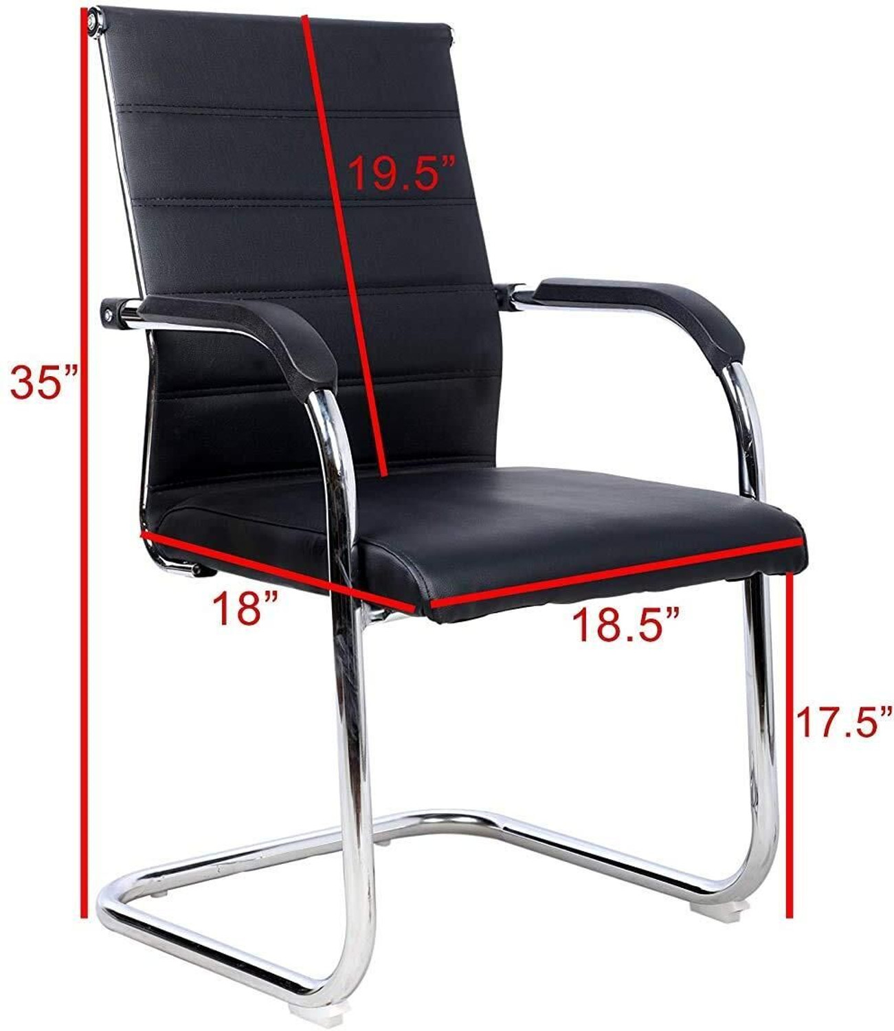 Image of neo chair Office Executive Visitor Chair Leather Office Arm Chair