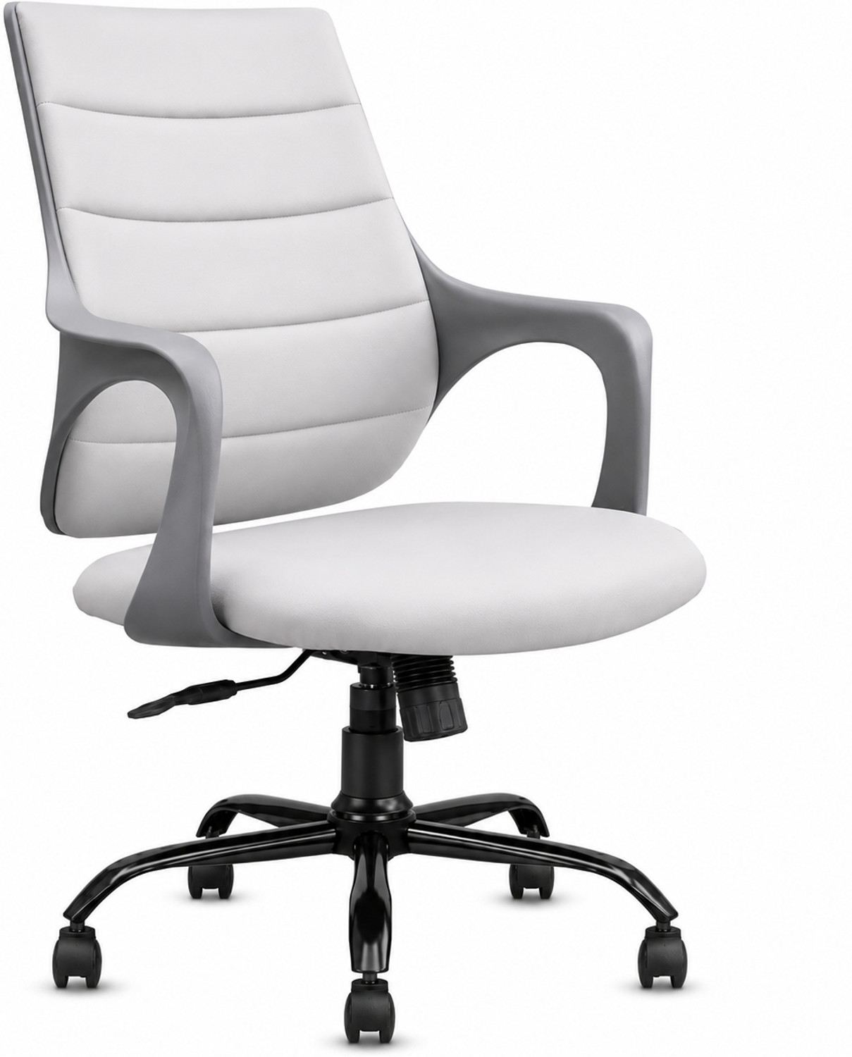 Image of Aayra Royal Ultra Premium Ergonomic Mid Back Office Chair | Leatherette Office Executive Chair