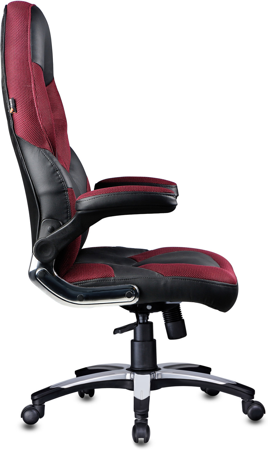 Image of Adiko Stylish Gaming chair in Black / Maroon Leatherette Office Executive Chair