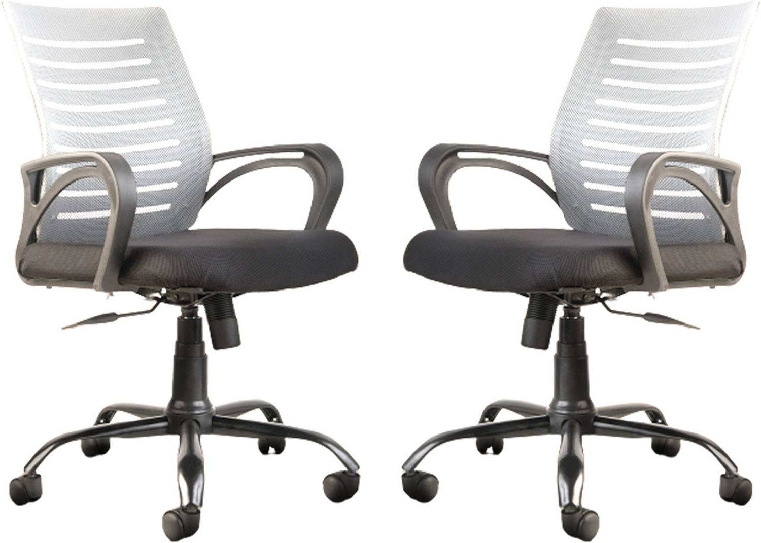 IAFA Diego Mid Back Ergonomic Office Chair, Black