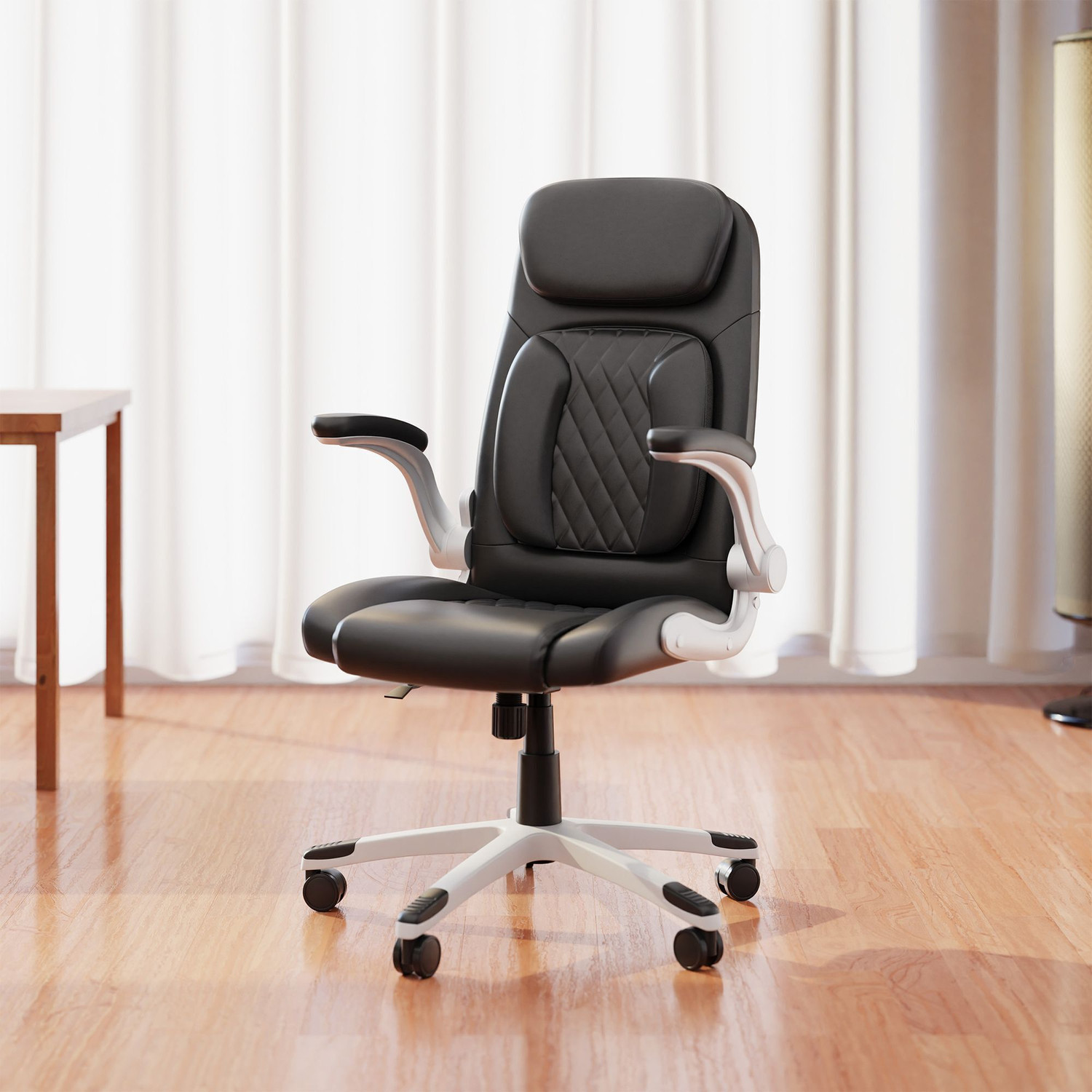 Image of GREEN SOUL Bosco High Back Ergonomic Chair|Home, Office|Premium Comfort|Flip-Up Armrests Leatherette Office Executive Chair