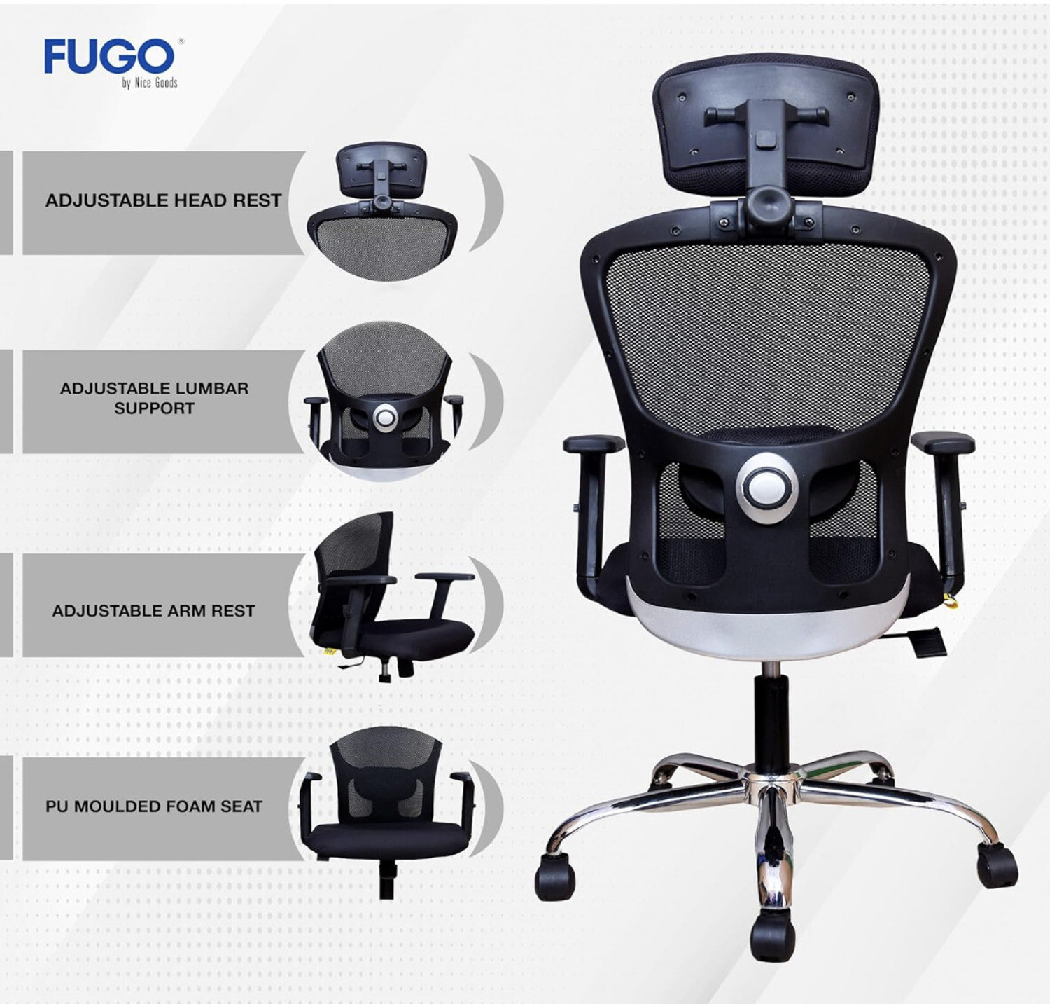Image of Nice Furniture Office,Study, Computer, Revolving Mesh Office Executive Chair