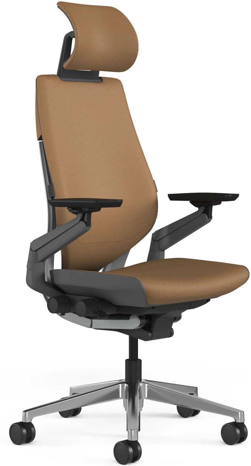 Image of Steelcase Leather Office Conference Chair