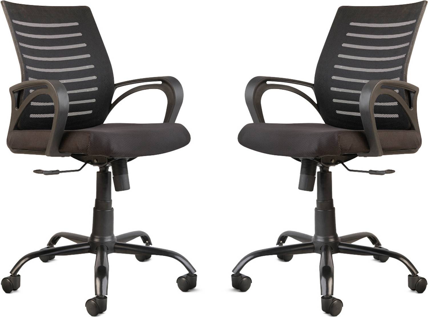 IAFA Diego Mid Back Ergonomic Office Chair, Black