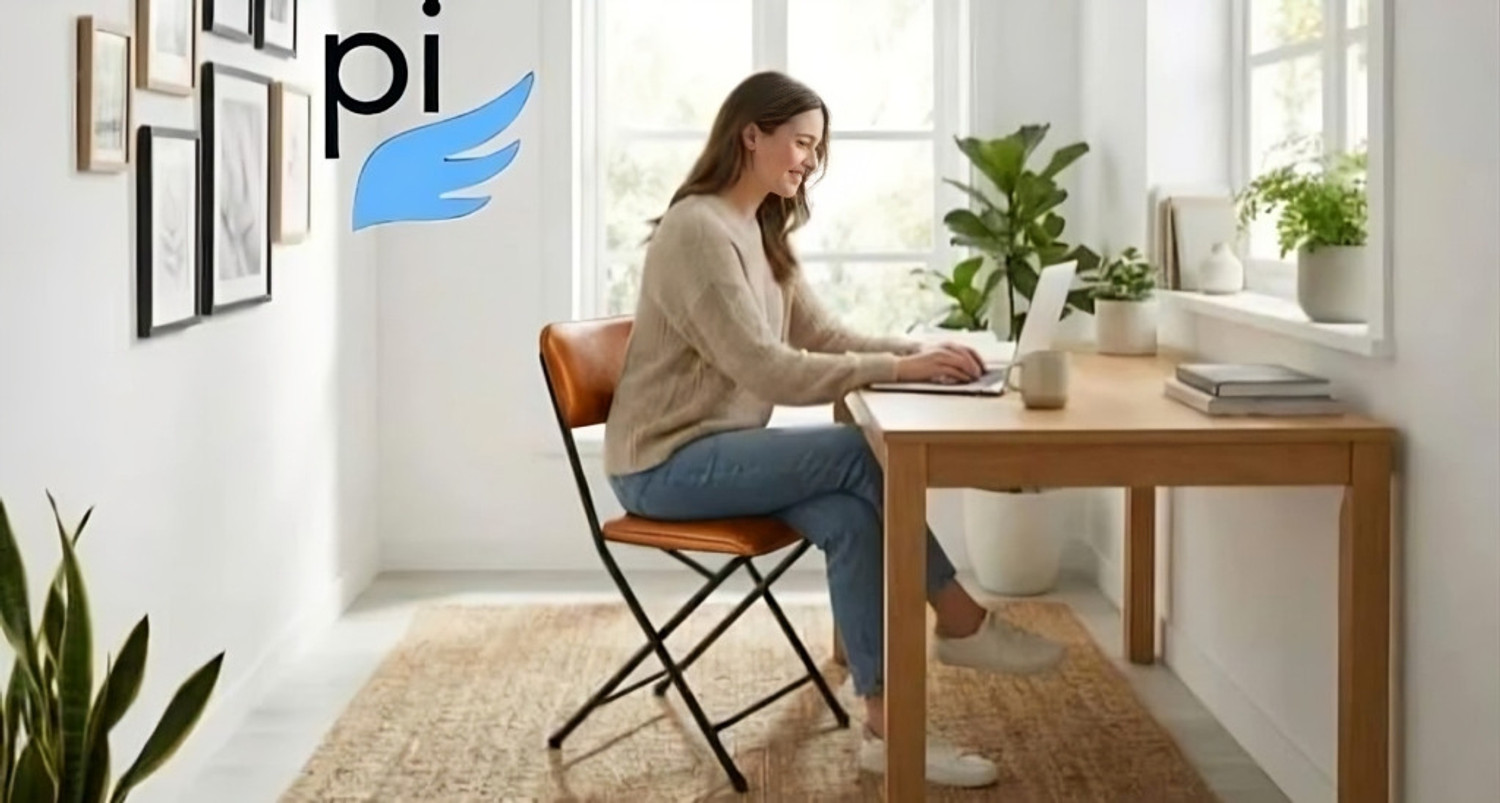 Image of Pace-Innovations Folding Stool Chair with Foot Rest for Home & Kitchen /Restaurant /Outdoor Chair, Cotton Blend Study Folding Chair
