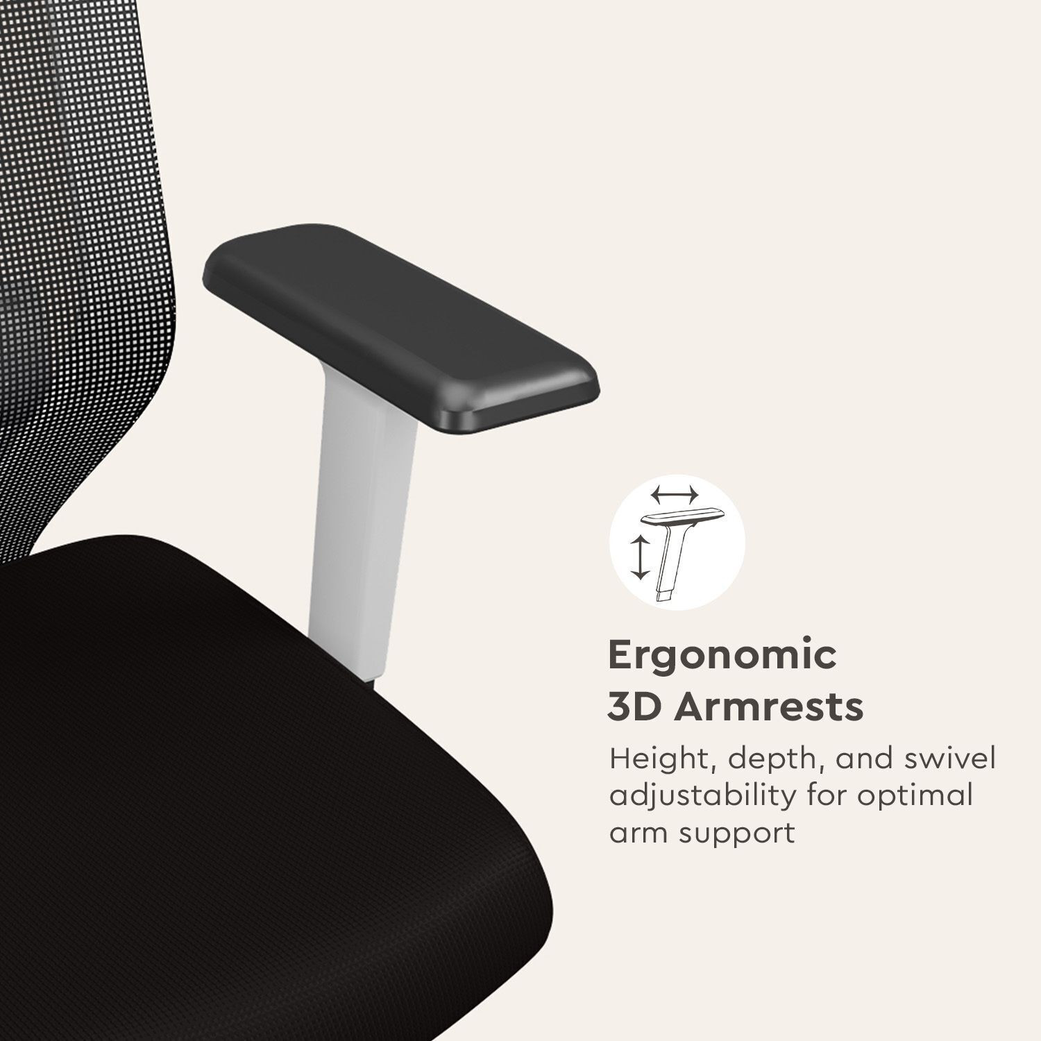Image of Interio by Godrej Greta High Back Fabric Office Executive Chair