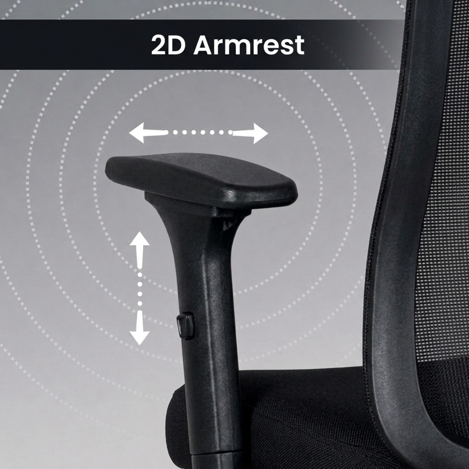 Image of ASTRIDE Mavic High Back Ergonomic Office Chair|2D Soft Armrest|BIS Certified Mesh Office Adjustable Arm Chair