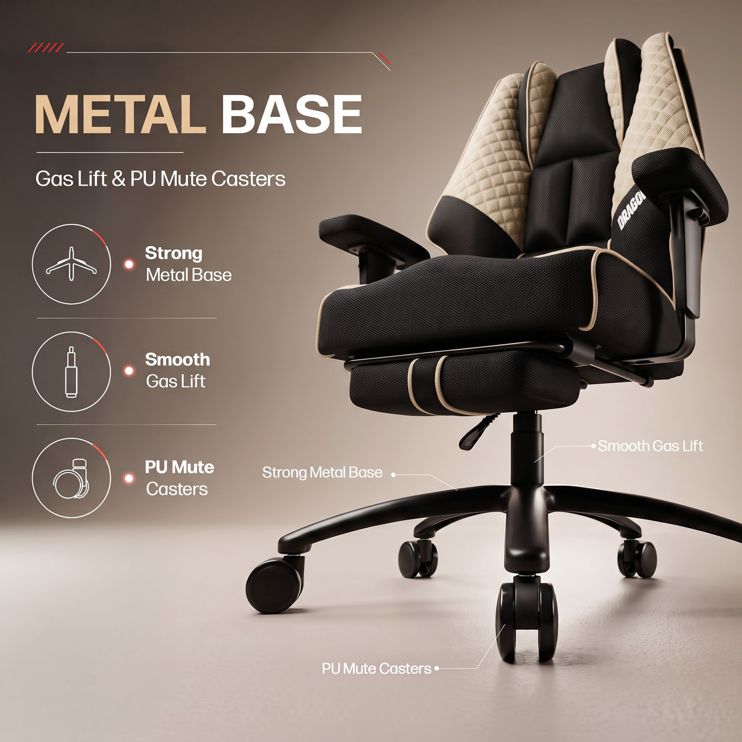 Image of Drogo Nylon, Mesh Office Executive Chair