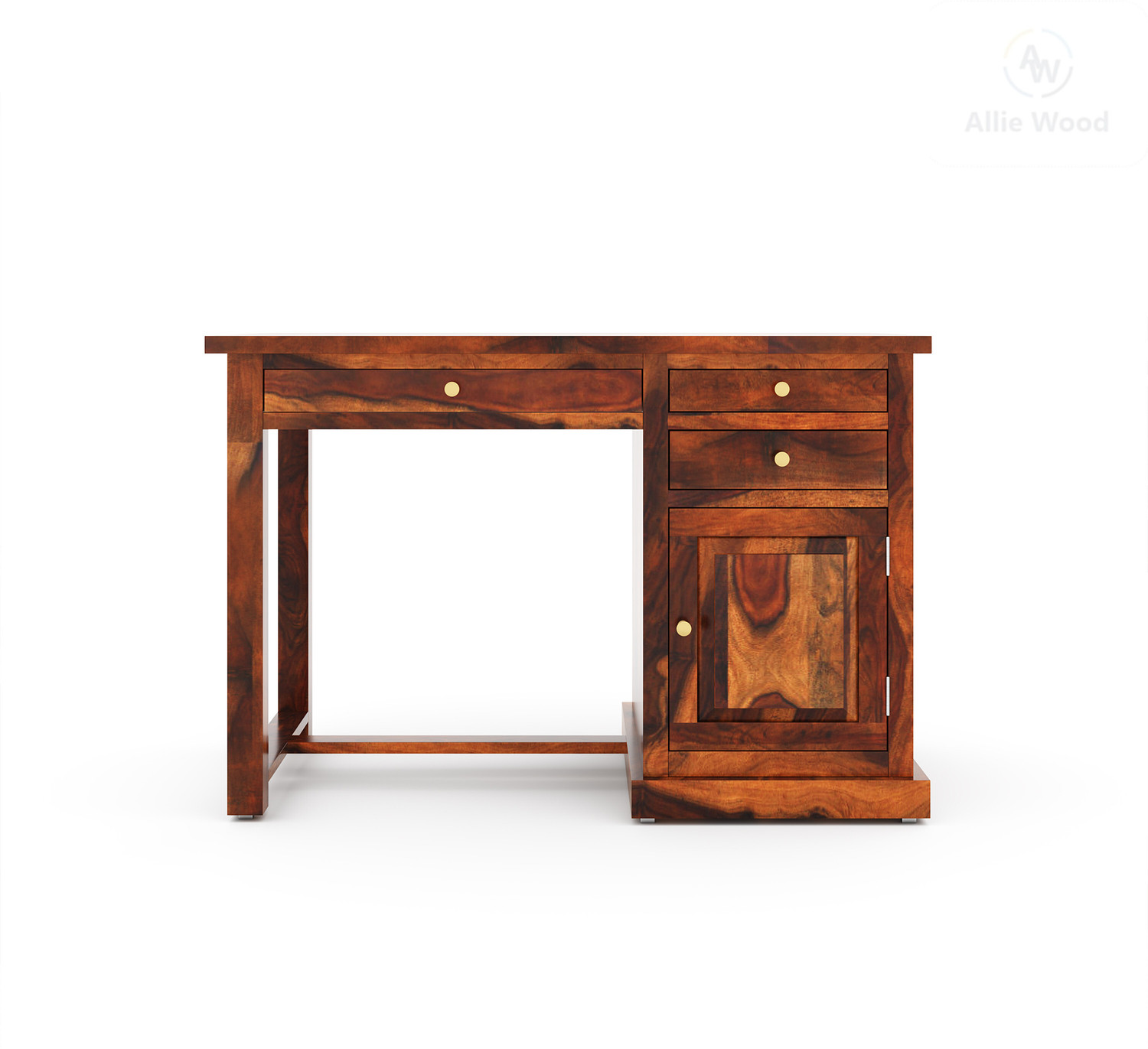 Image of Allie Wood Abbey Sheesham ( Rosewood) Solid Wood Study Table