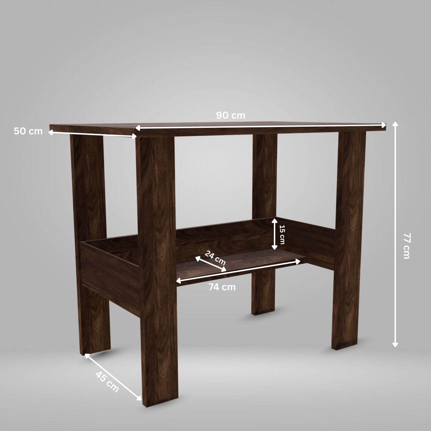 Image of beaatho beAAtho Spectrum Desk Multipurpose Workstation for Home, Office, or Study, Engineered Wood Multipurpose Table