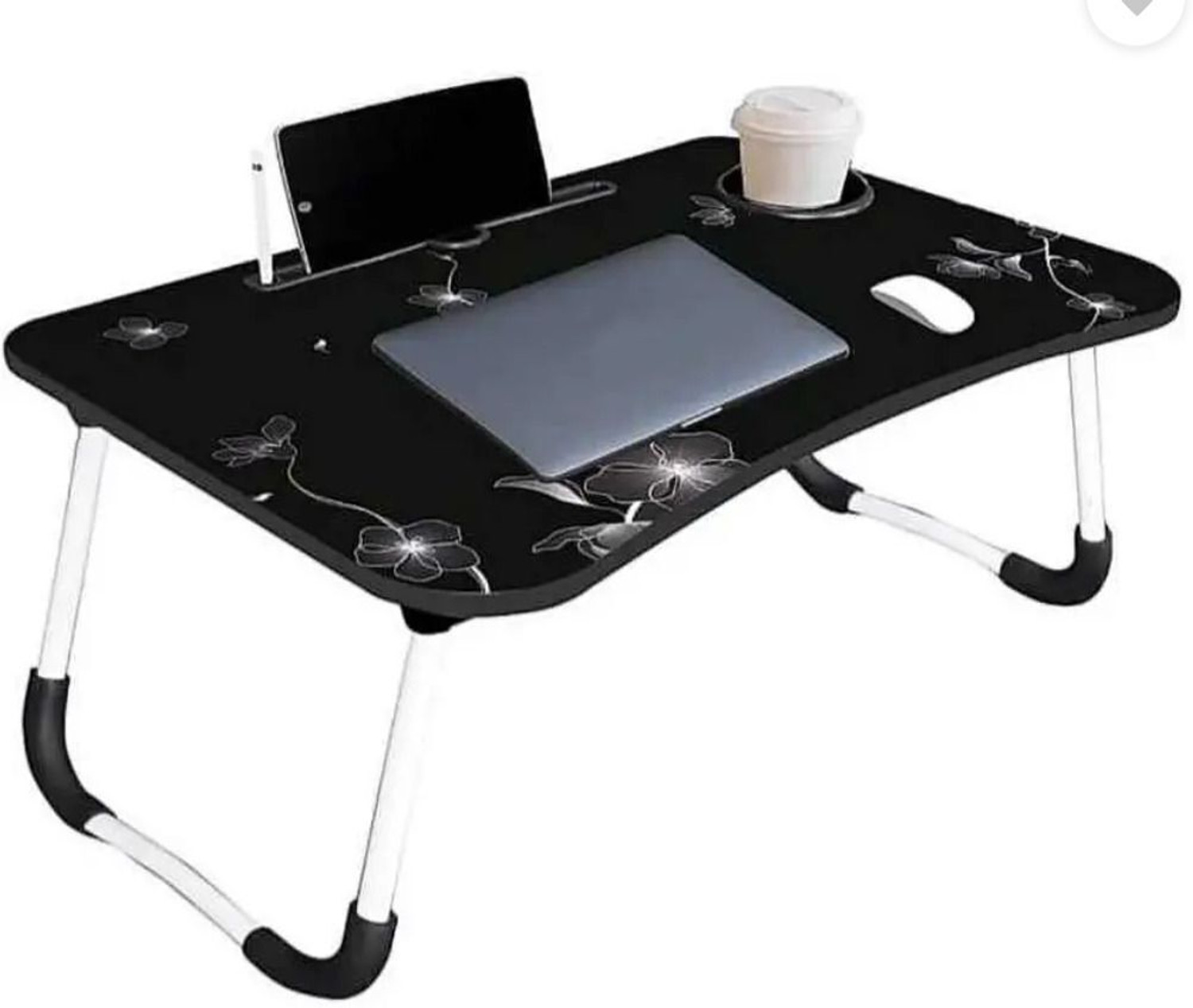 Image of FurniGully FLAWER TABLE Solid Wood Study Table