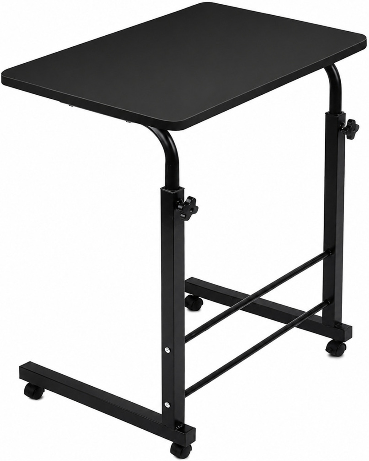 Image of VIROVIA VIROVIA Study Table for Home Office & Bed | Wooden Laptop Desk | Mate Finish Solid Wood Multipurpose Table