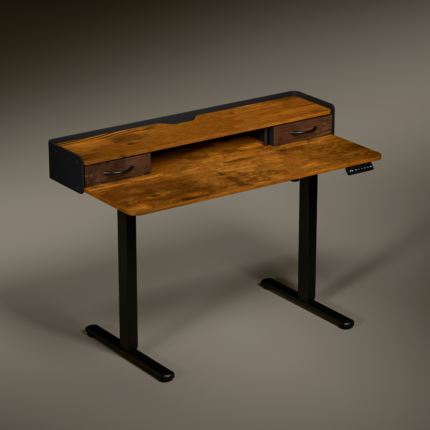 Image of GREEN SOUL Elevate Plus Multi-Purpose Electric Height Adjustable Study Table | Engineered Wood Office Table