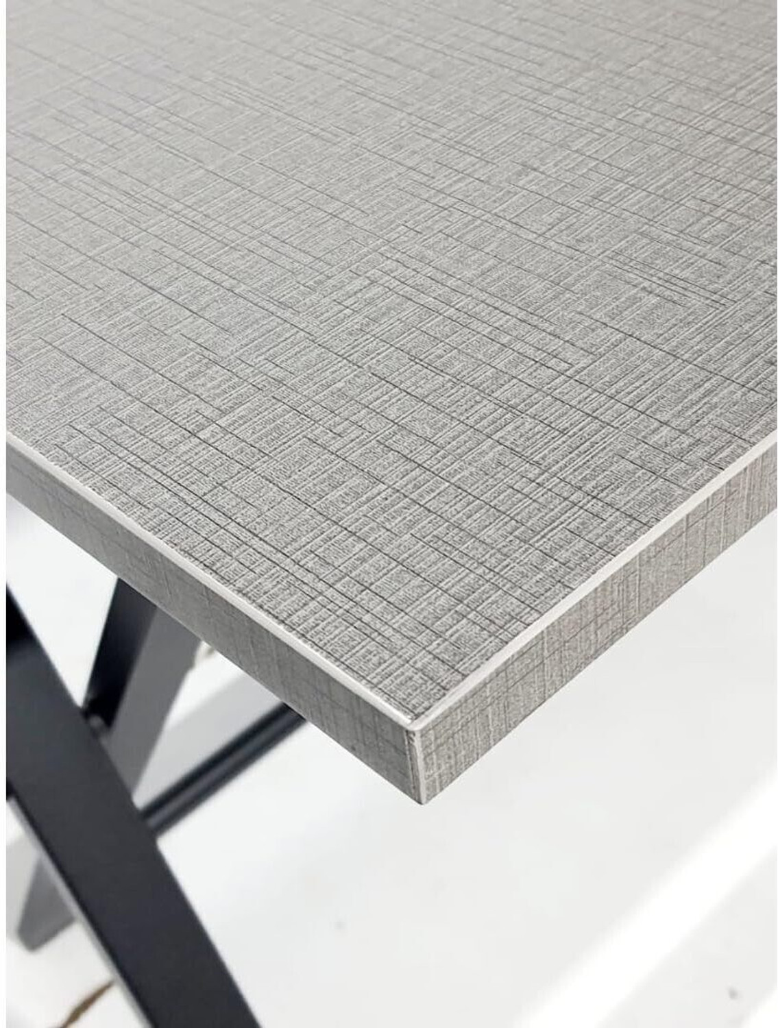Image of spacepanda Loveit Heavy Duty Folding Table in 18MM Pre Laminated Panel Board 4x2Ft MS Frame Metal Multipurpose Table
