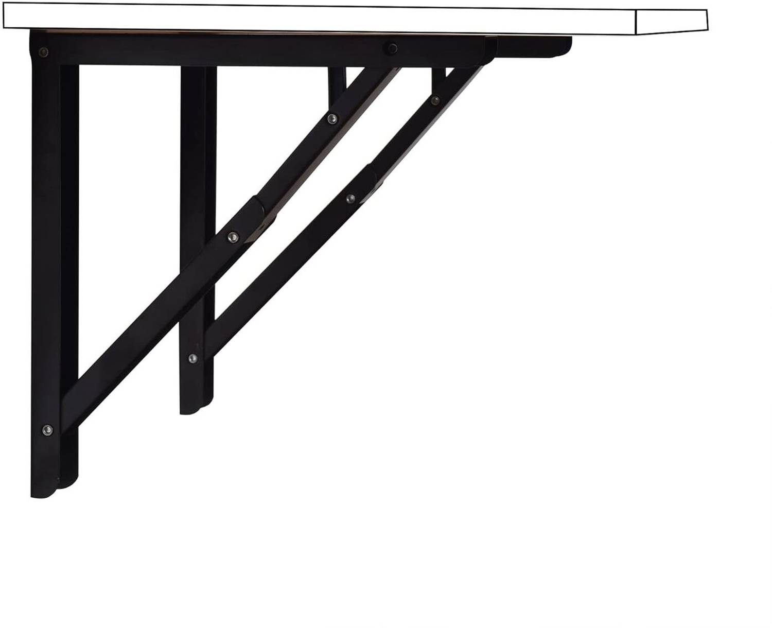 DESHCO 24x16 inch Wall Mounted Study Table - Image 5