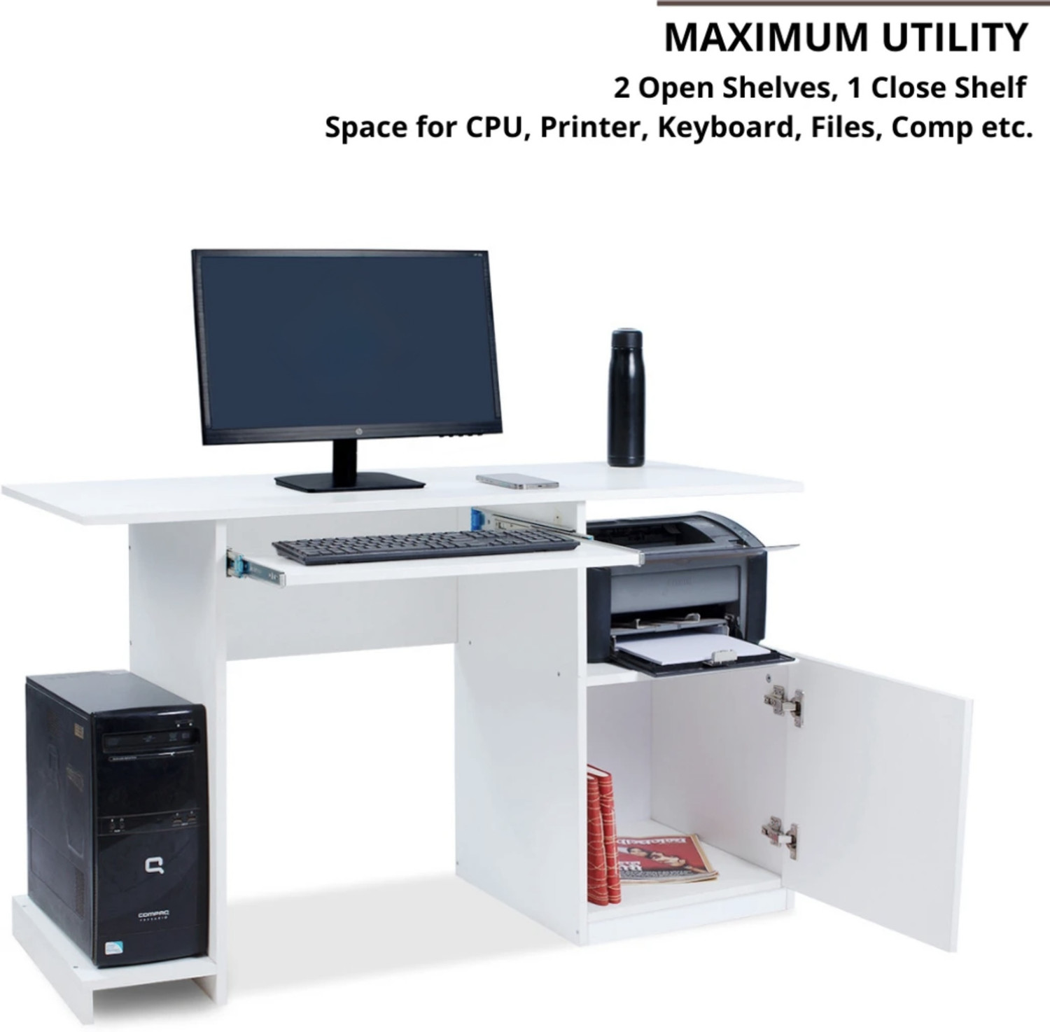 Image of DST CRAFT Engineered Wood Computer Desk