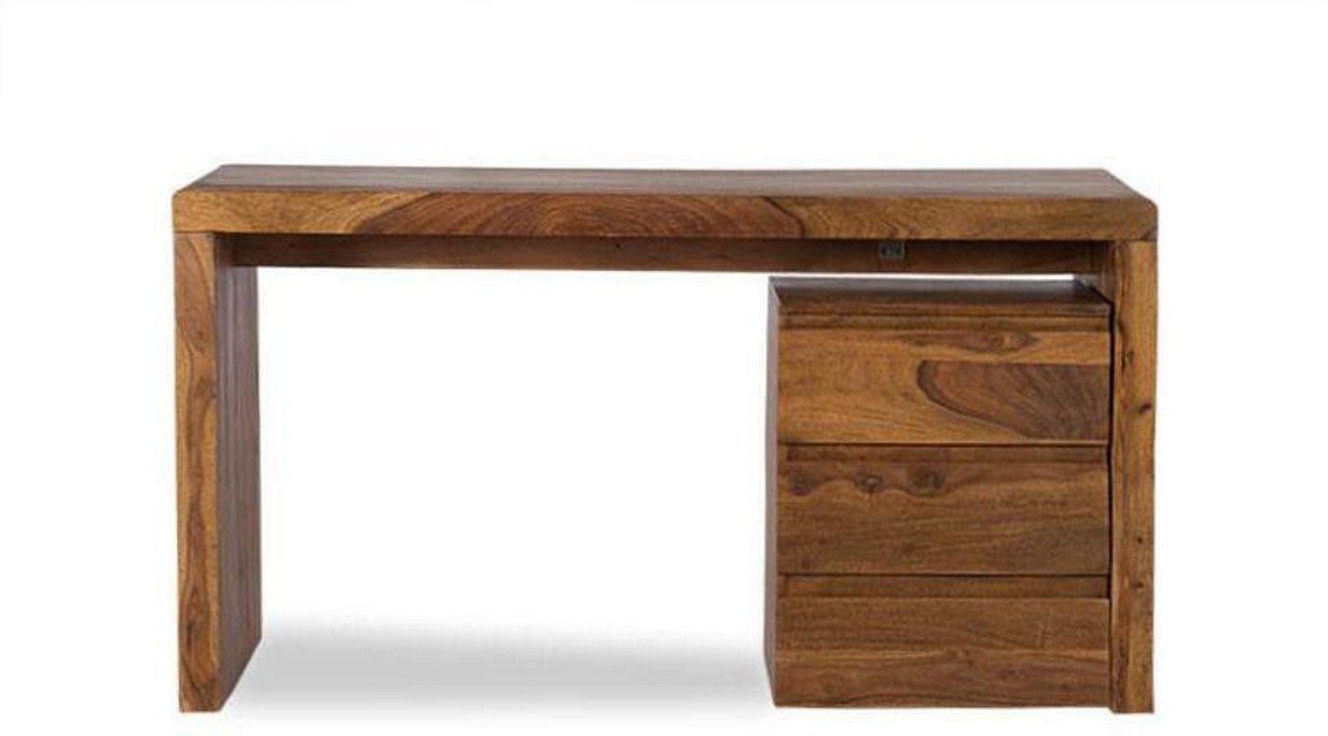 Image of Ganpati Arts Jesphr Rosewood Study Desk With Storage For Kid's Room /Study Room Solid Wood Office Table