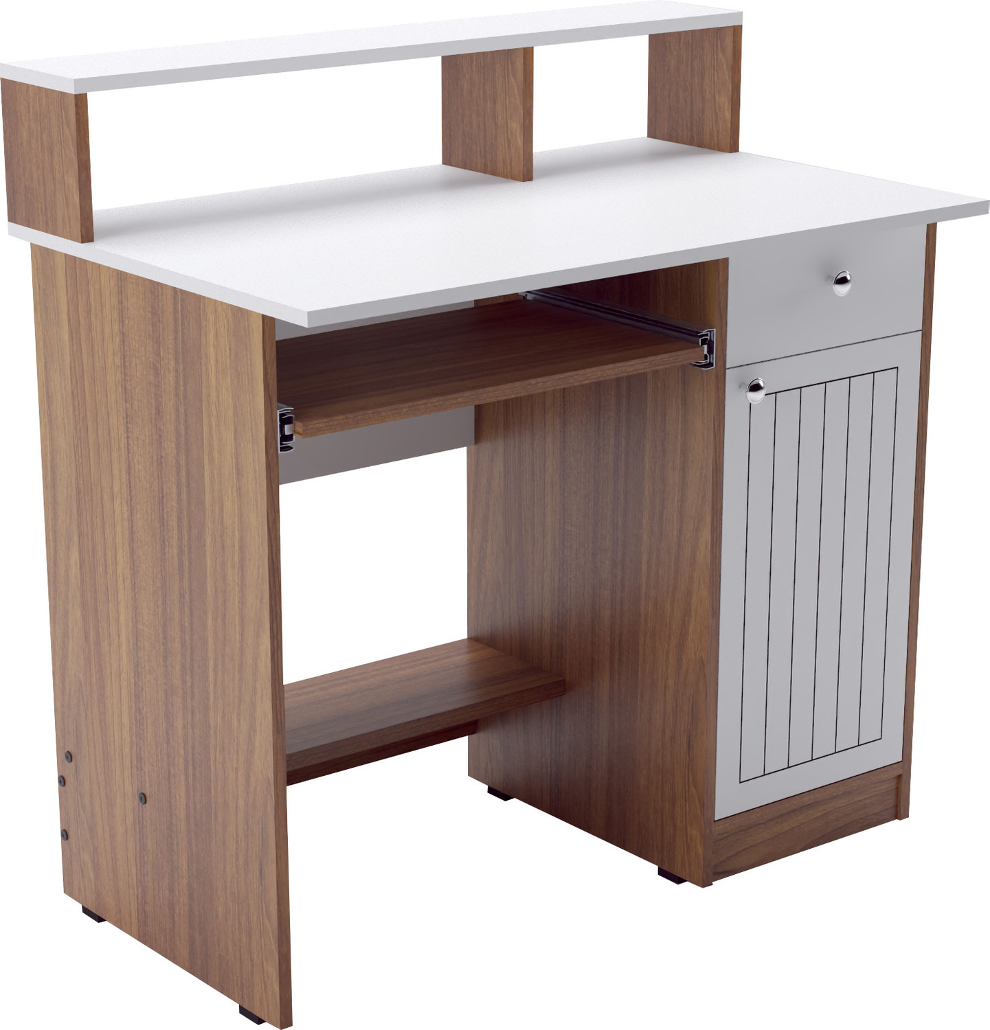 Image of neuspace Amber with Hutch Engineered Wood Study Table