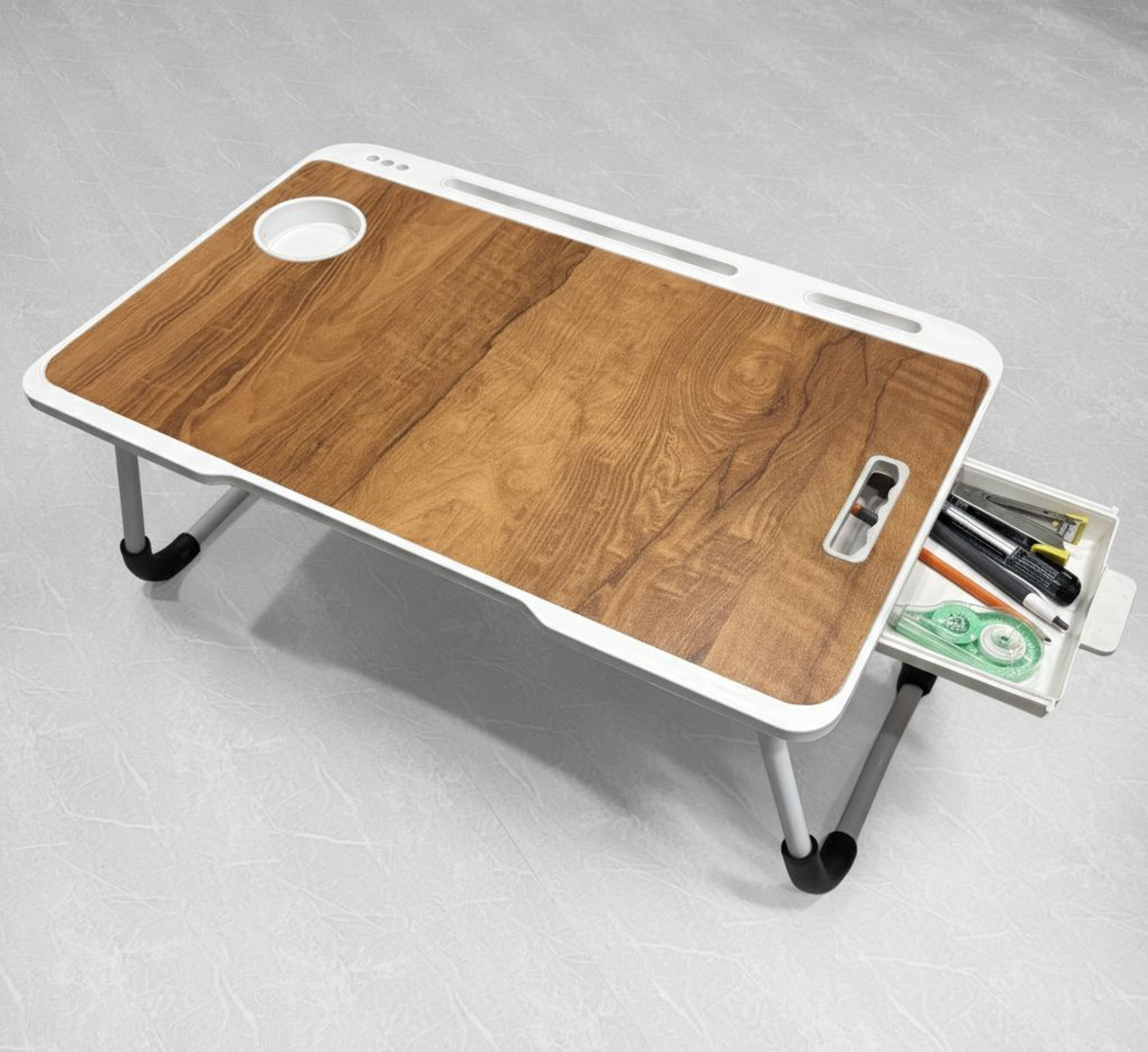 Image of WIFTY wood portable laptop study desk kids table Wood Portable Laptop Table
