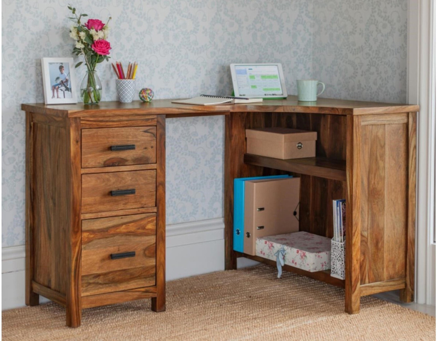 Image of WOODSTAGE Solid Wood Study Table