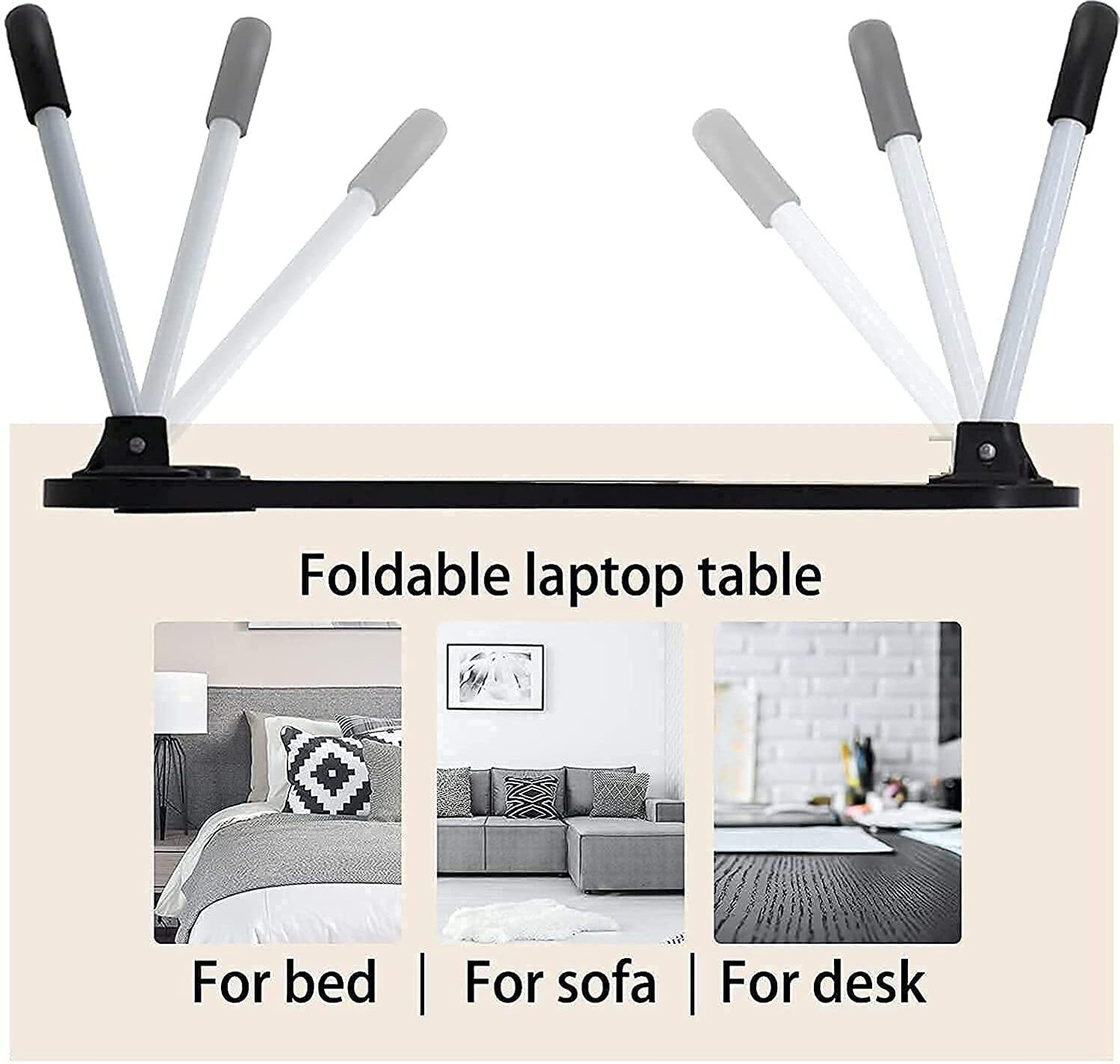 Image of UkdiMukdi Wood Portable Laptop Table