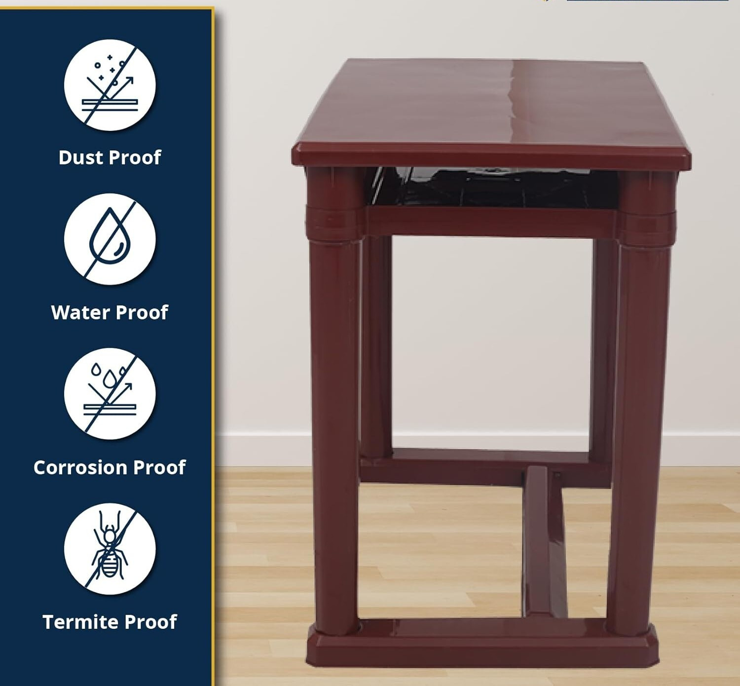 Image of Supreme Maa Durga Study Table Plastic Study Table