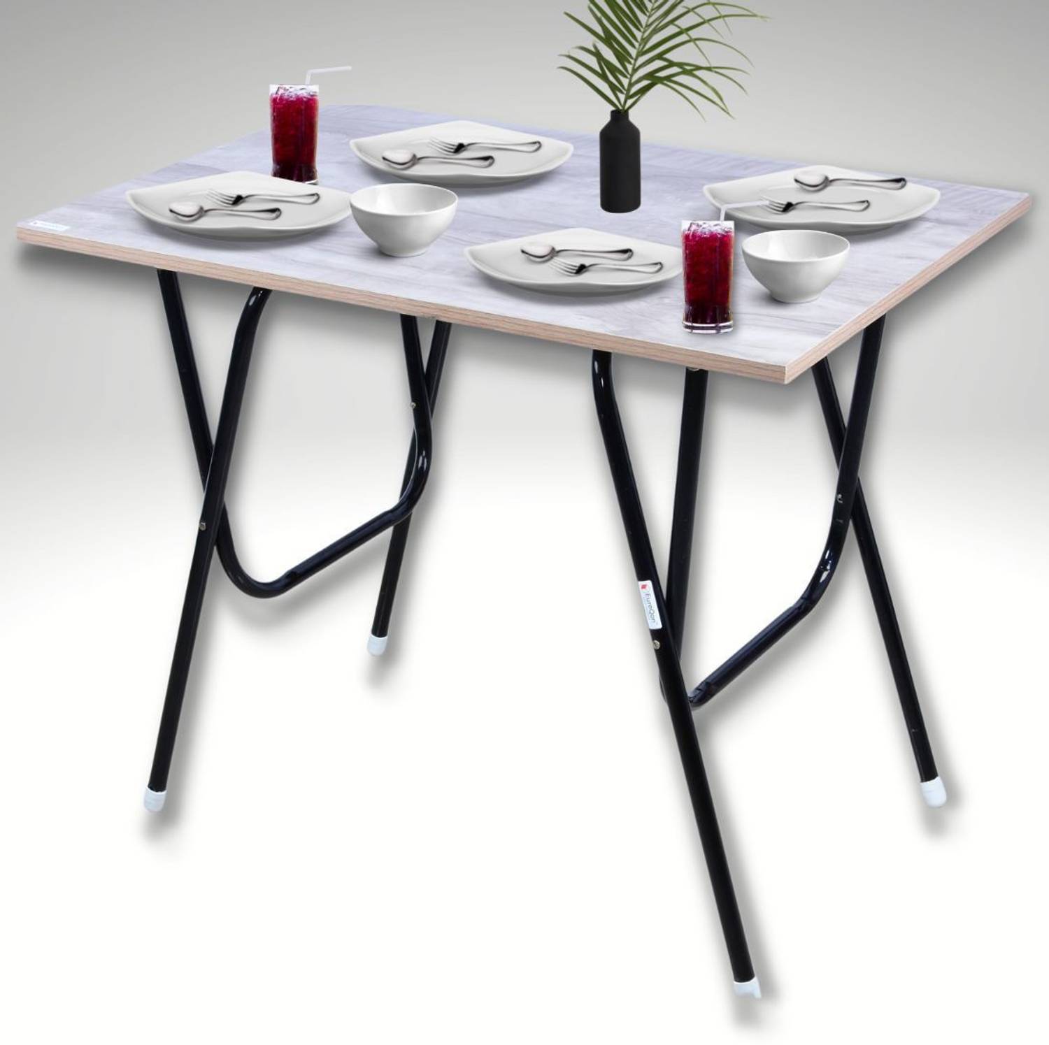 EuroQon Smart Foldable Multi-Use Laptop Dining Study Table - Image 4