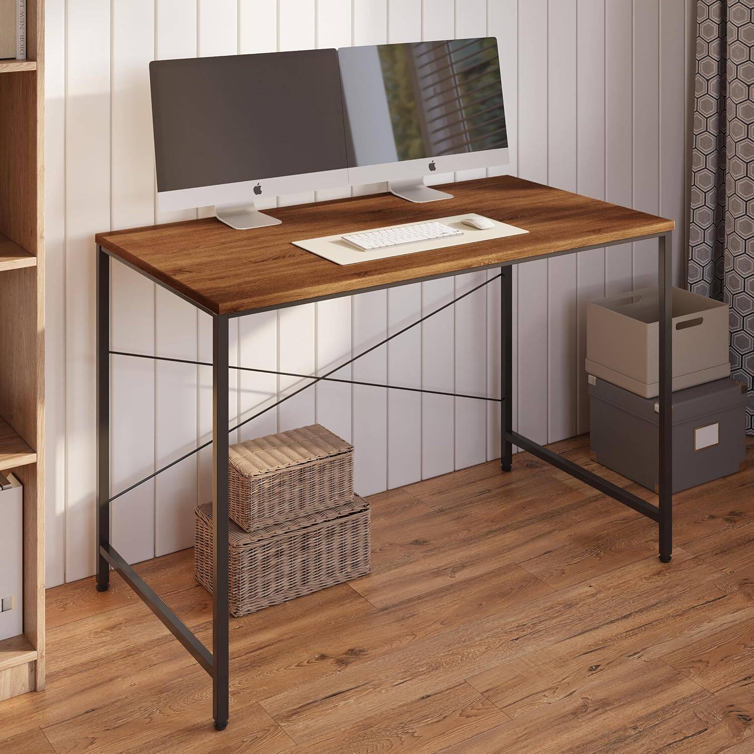 furlay Engineered Wood Office Table (Free Standing, Finish Color