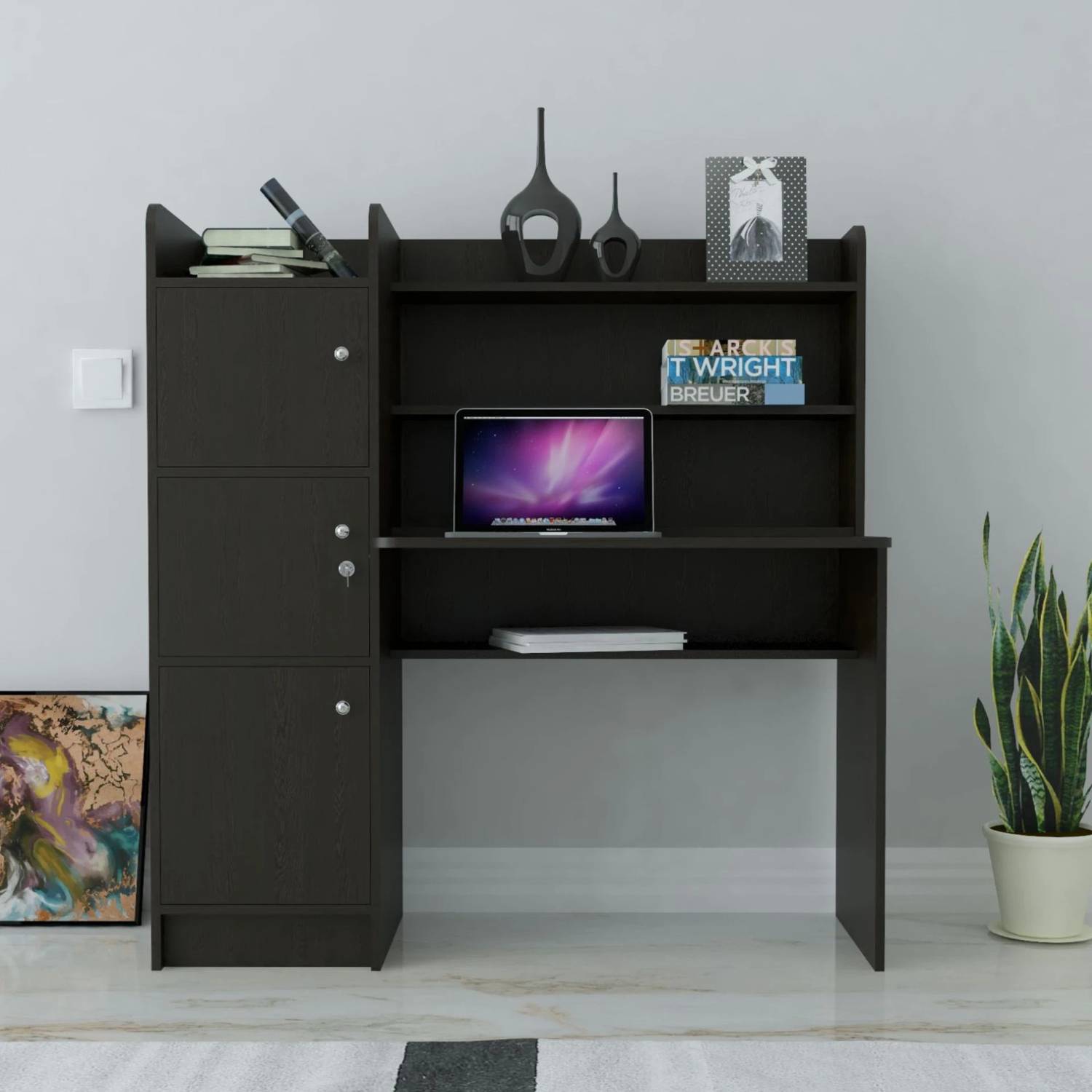 NEUDOT VISION Engineered Wood Multipurpose Table - Image 1