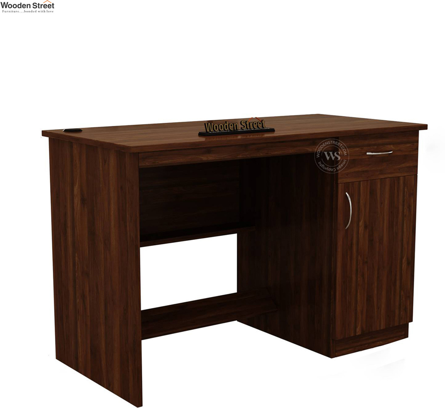Image of Wooden Street Ignite Premium Engineered Wood Study Table With Multiple Storage Space (CWF) Engineered Wood Study Table
