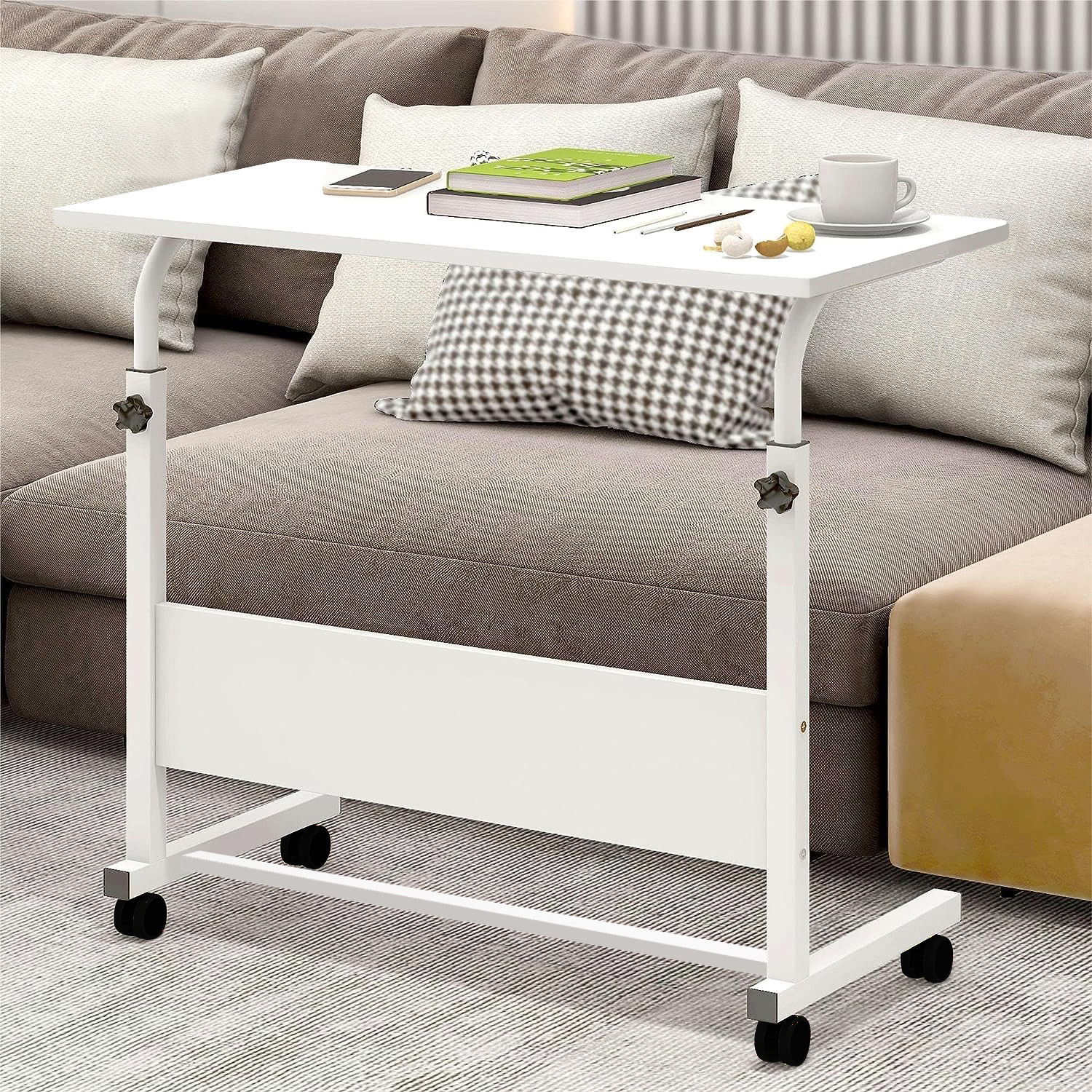 Image of Torche Torche Multipurpose Height Adjustable Movable Table for Computer & Wood Portable Laptop Table