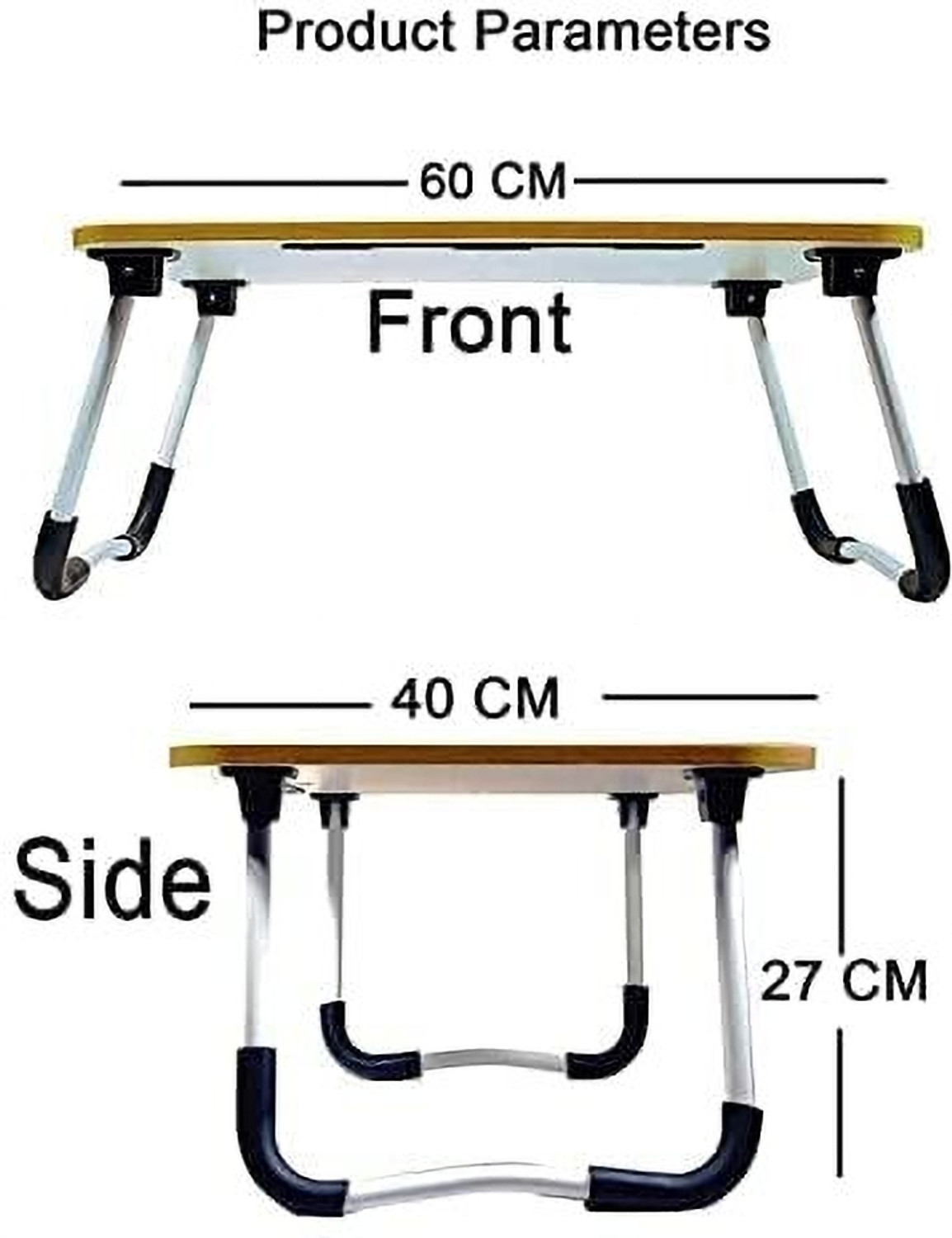 Image of Flipkart SmartBuy Wood Smart Multi-Purpose Laptop Table, Dock Stand, Study Table, Bed Table Wood Portable Laptop Table