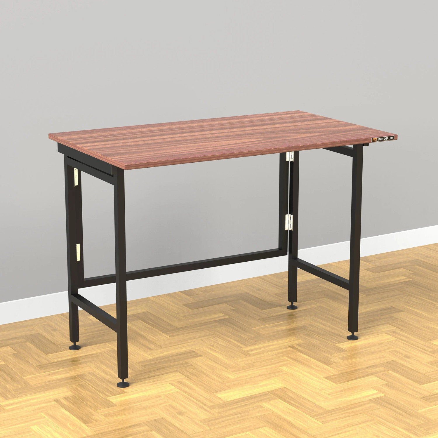 Image of InnoFur Aplos Folding Desk /Folding Table /Study Table /Laptop Table Large (Brown) Engineered Wood Study Table