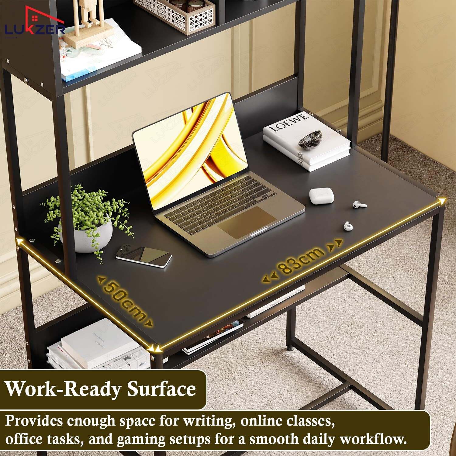 Image of LUKZER MST-010 Engineered Wood Multipurpose Table