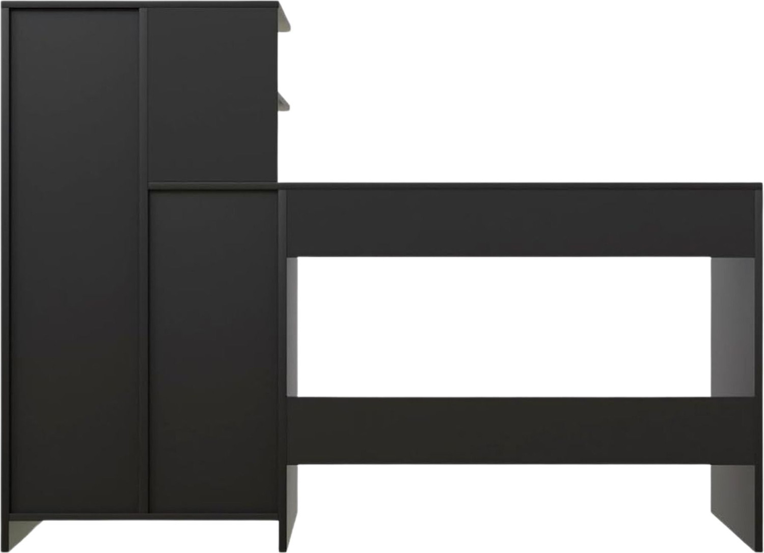 Image of Arizen Multipurpose Desk for office, Study With Book Storage Engineered Wood Multipurpose Table