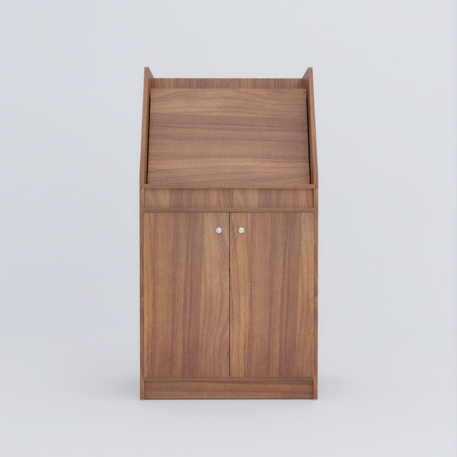 Image of neuspace WOW Study Table with Bookshelf & 2 Door Storage Cabinet | Foldable Work Desk Engineered Wood Study Table