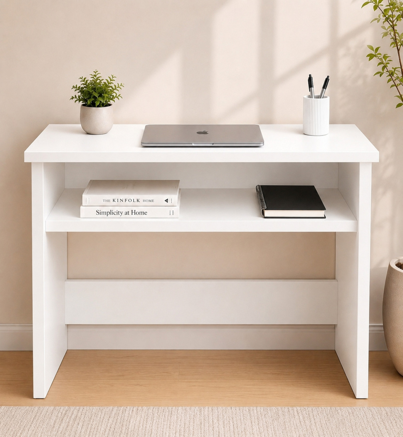 Image of Flipkart Perfect Homes Modern Study Table | Workstation Desk | Office Computer Table with Storage Engineered Wood Study Table