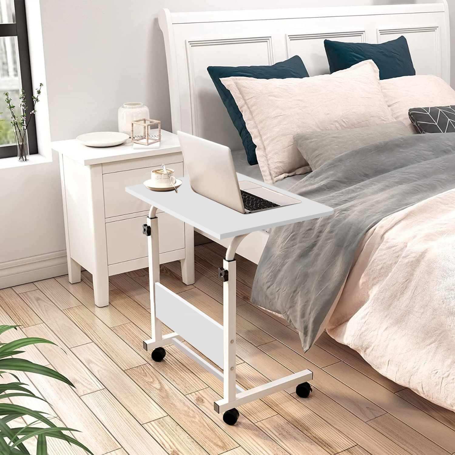 Image of Torche Torche Multipurpose Height Adjustable Movable Table for Computer & Wood Portable Laptop Table