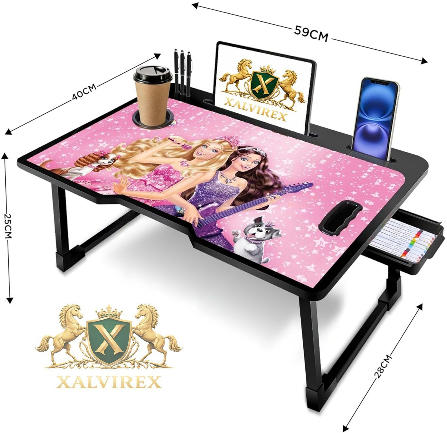 Image of XALVIREX BARBIE COTTED1 Plastic Study Table