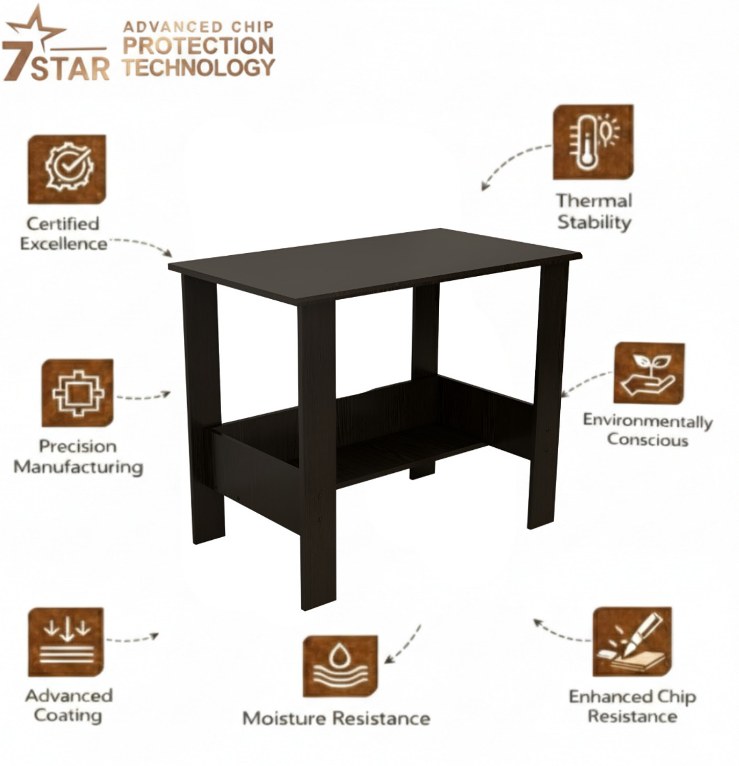 Image of neuspace Ace Engineered Wood Study Table