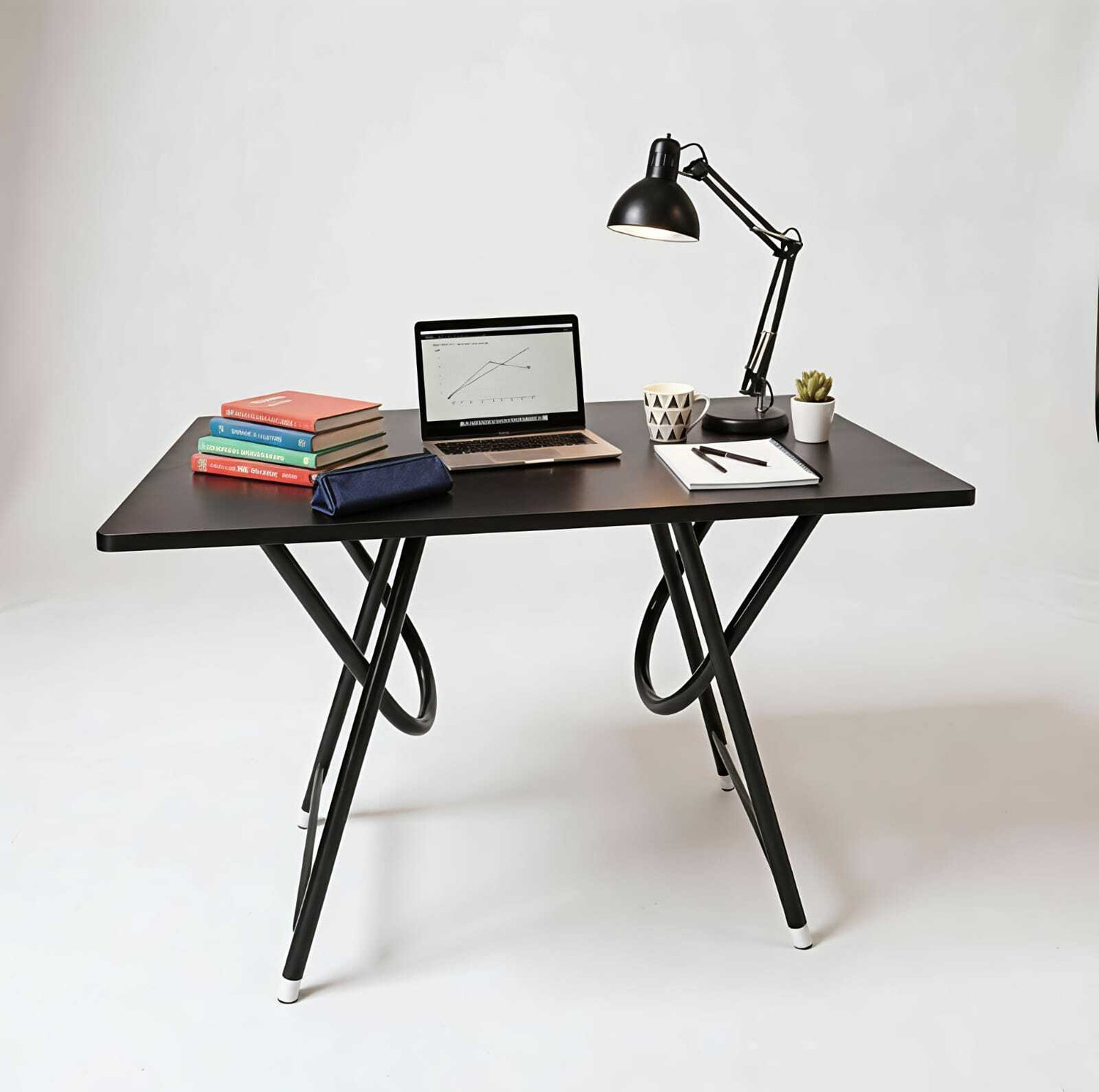 Image of FURNiMAN Fold Space Saver Folding Study Tabile Ironing Board