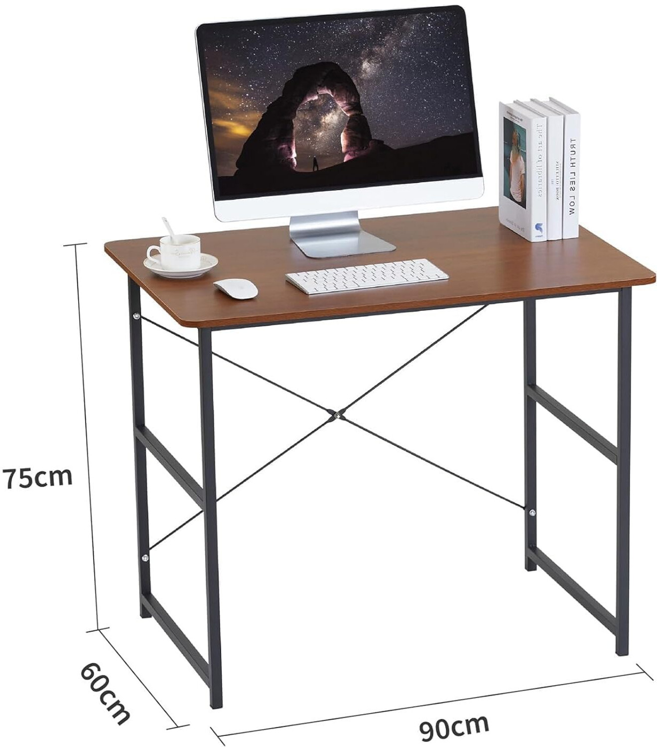 Image of Mevigo Wood Laminated Study Table, Computer Table for Home,Office Table, Desktop Engineered Wood Computer Desk