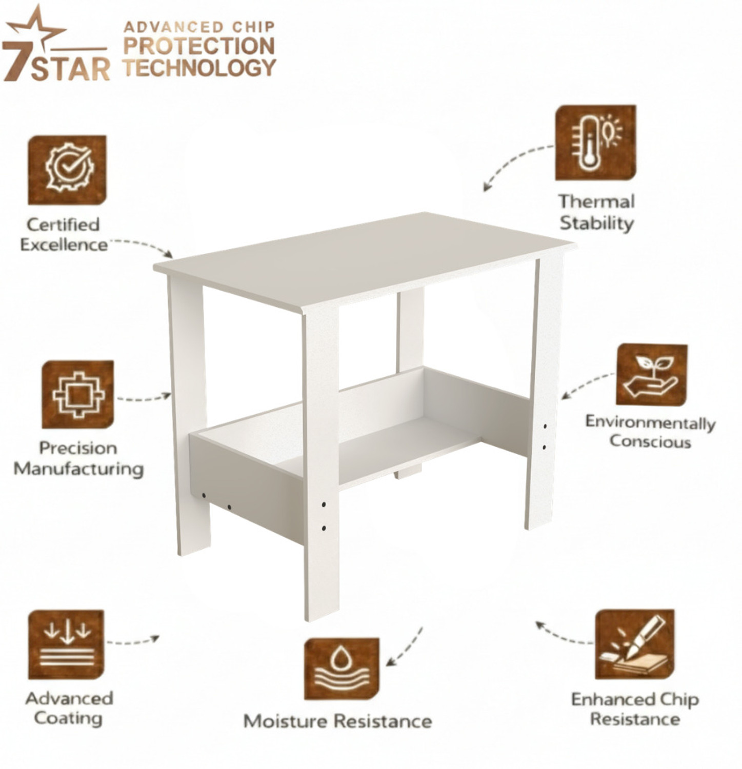 Image of neuspace Ace Engineered Wood Study Table