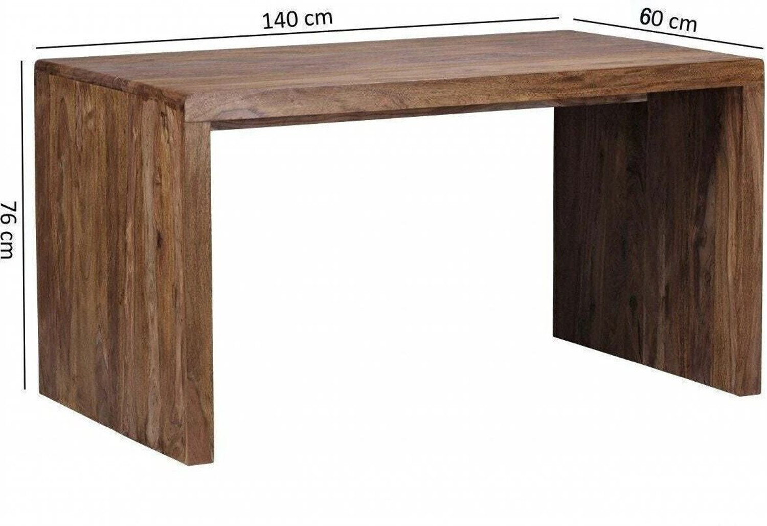 Image of Ganpati Arts Jesphr Rosewood Study Desk With Storage For Kid's Room /Study Room Solid Wood Office Table