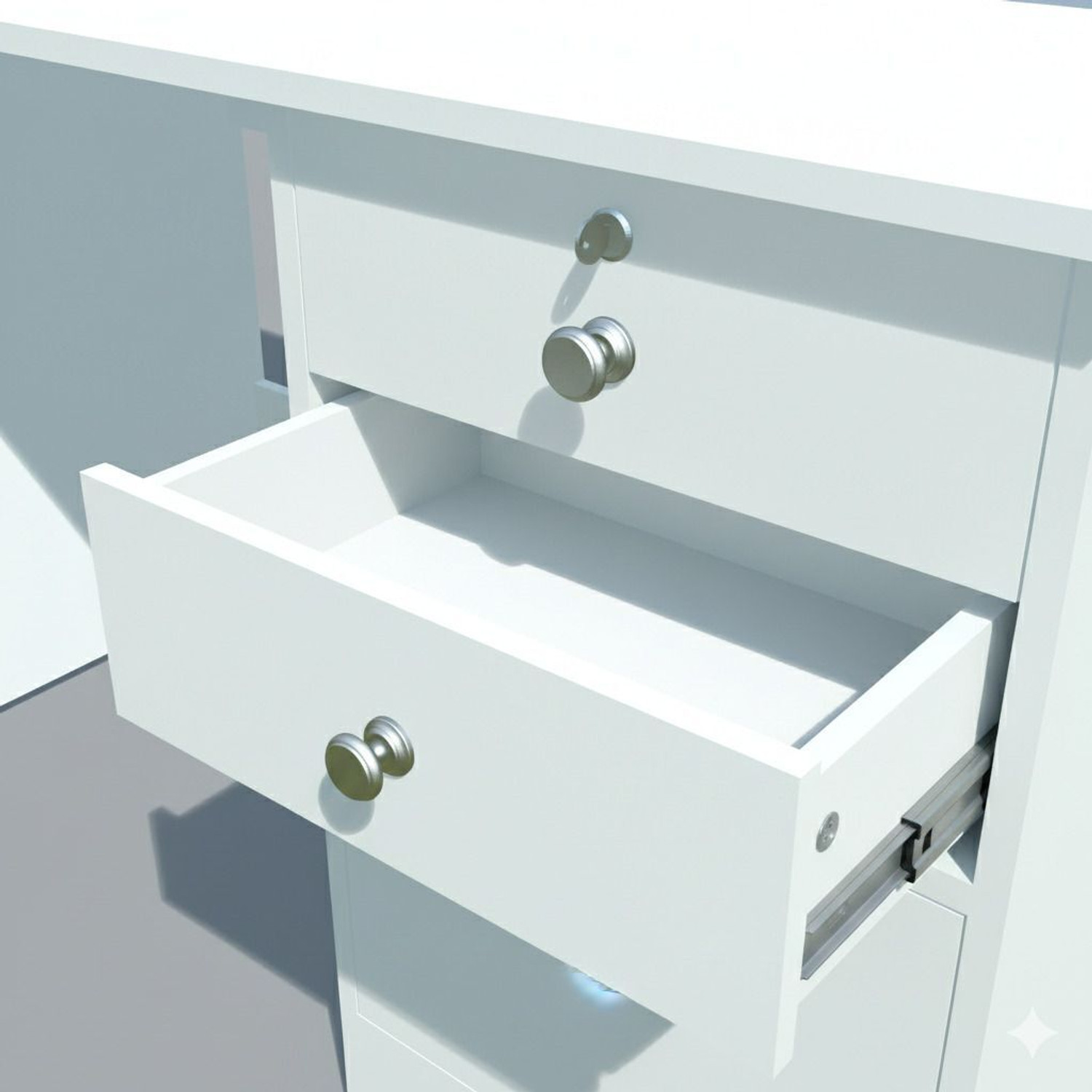 Image of NITYAM Premium Quality Computer Table With Drawer For Storage Engineered Wood Multipurpose Table
