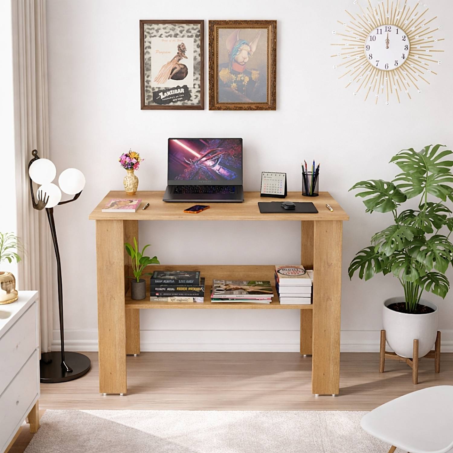 Arizen Engineered Wood Multipurpose Table