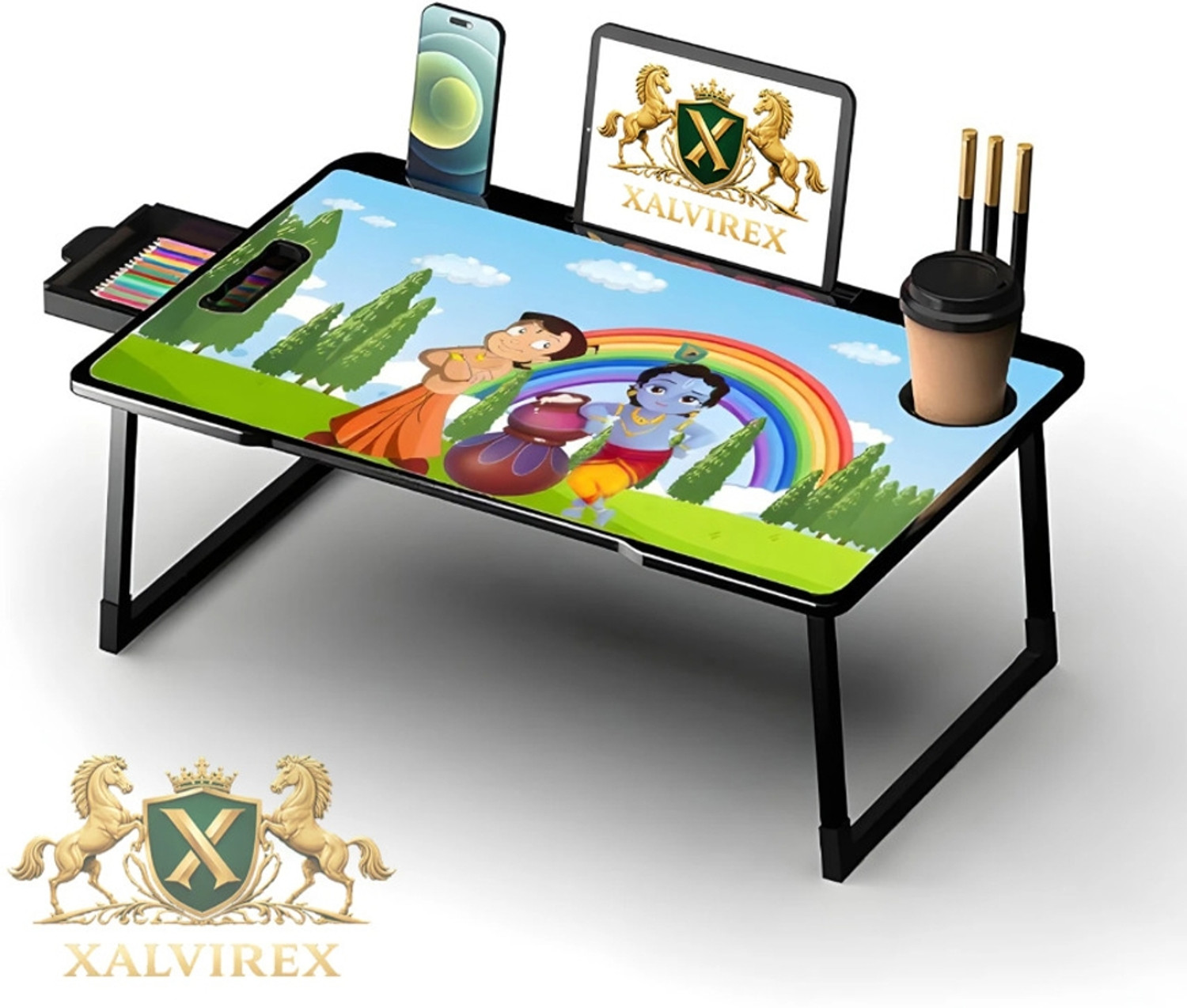 Image of XALVIREX BHIMKRISHNA COTTED Plastic Study Table