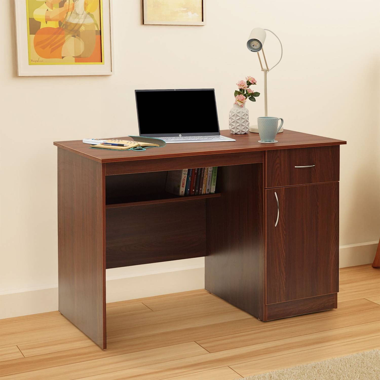 GREEN SOUL Venue Multipurpose Writing/Computer/Office Table|Ideal Desk for Home & Office Engineered Wood Study Table