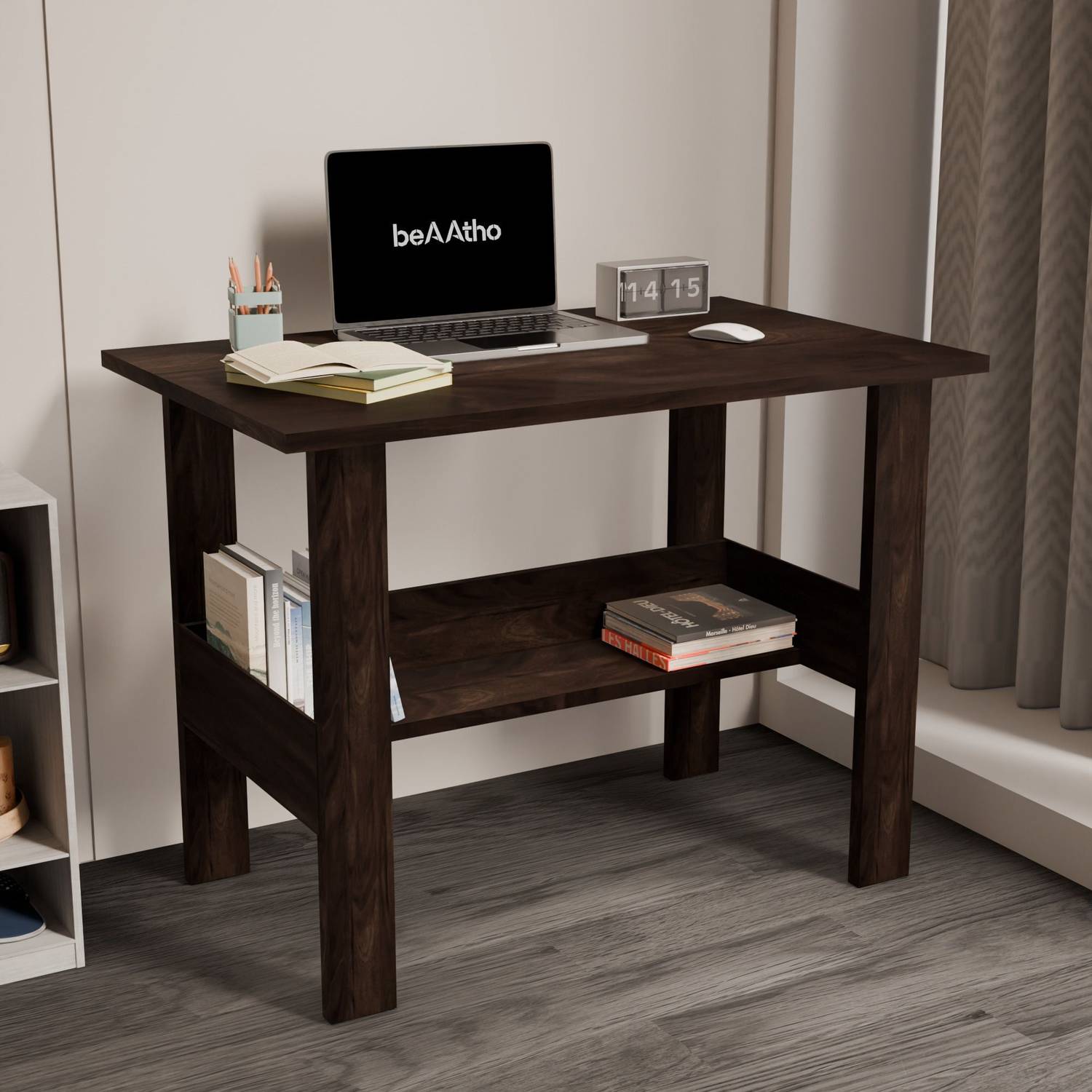 beaatho beAAtho Spectrum Desk Multipurpose Workstation for Home, Office, or Study, Engineered Wood Multipurpose Table