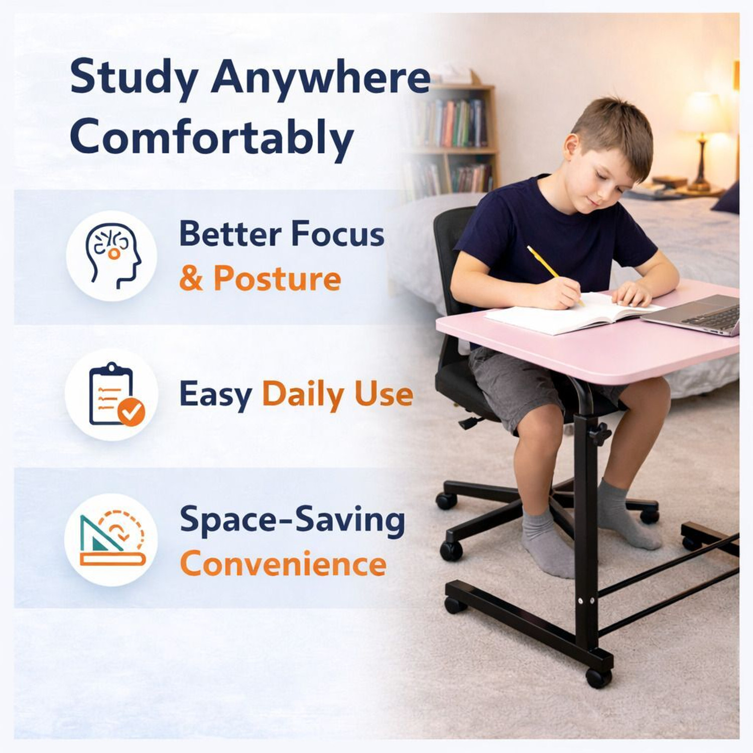 Image of Truvex Engineered Wood Study Table